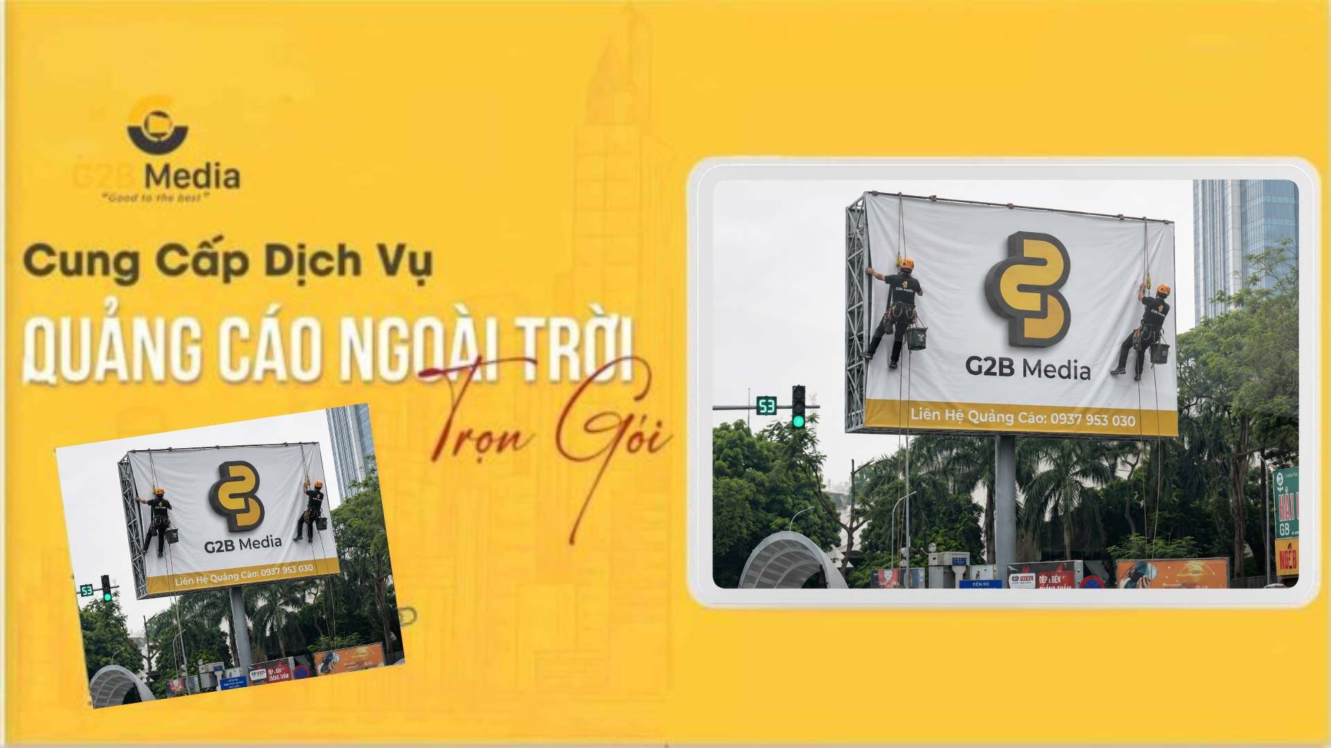 Chi phí thi công billboard quảng cáo ngoài trời.