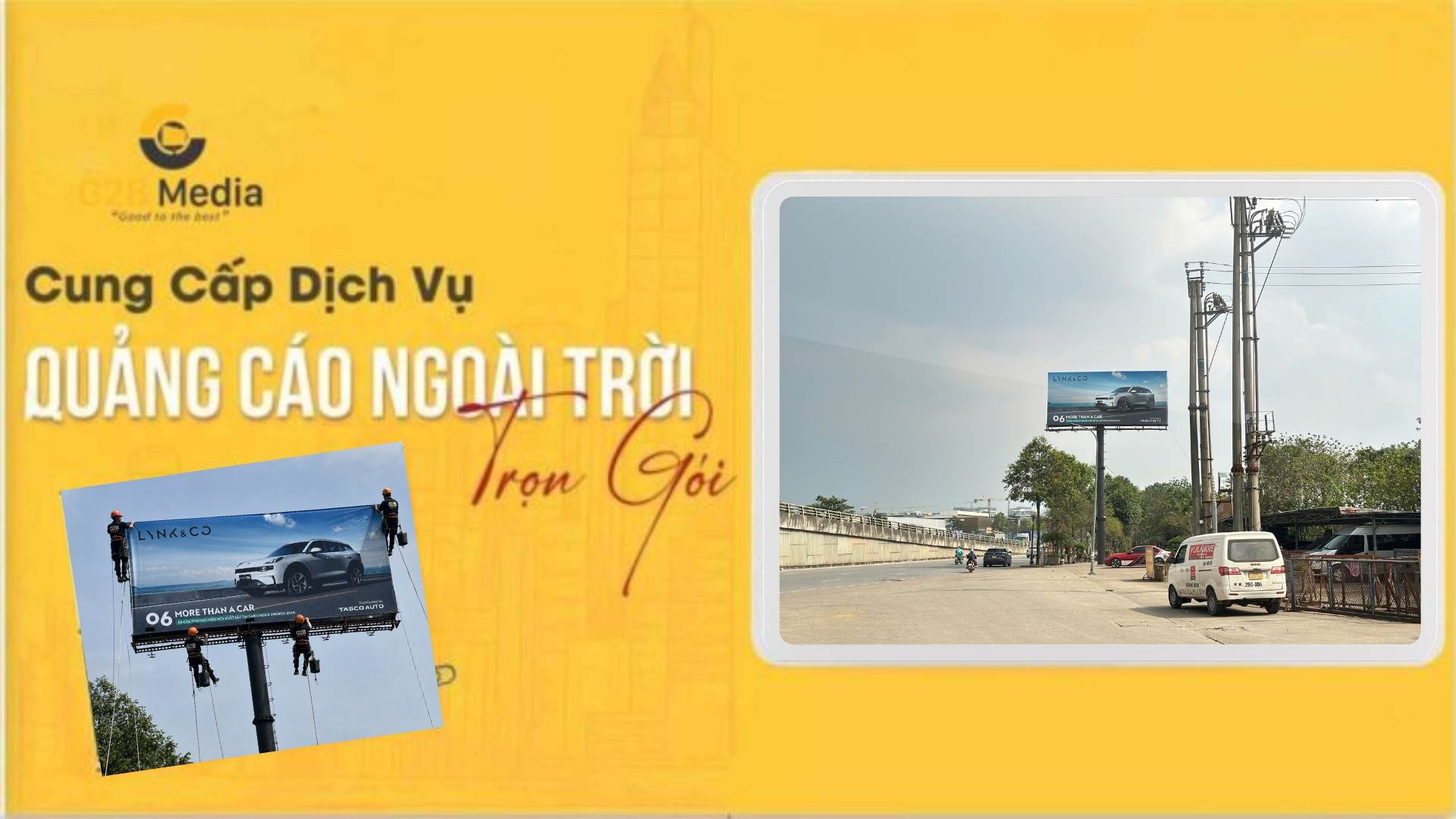 Quảng cáo billboard ngoài trời.