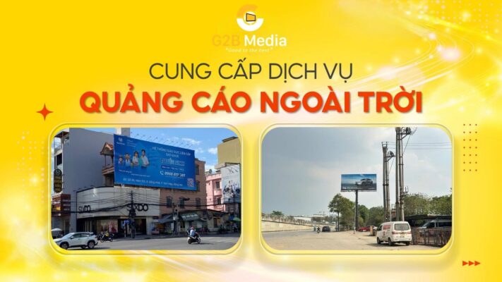 Biển quảng cáo tầm cao đẹp do G2BMedia thực hiện.