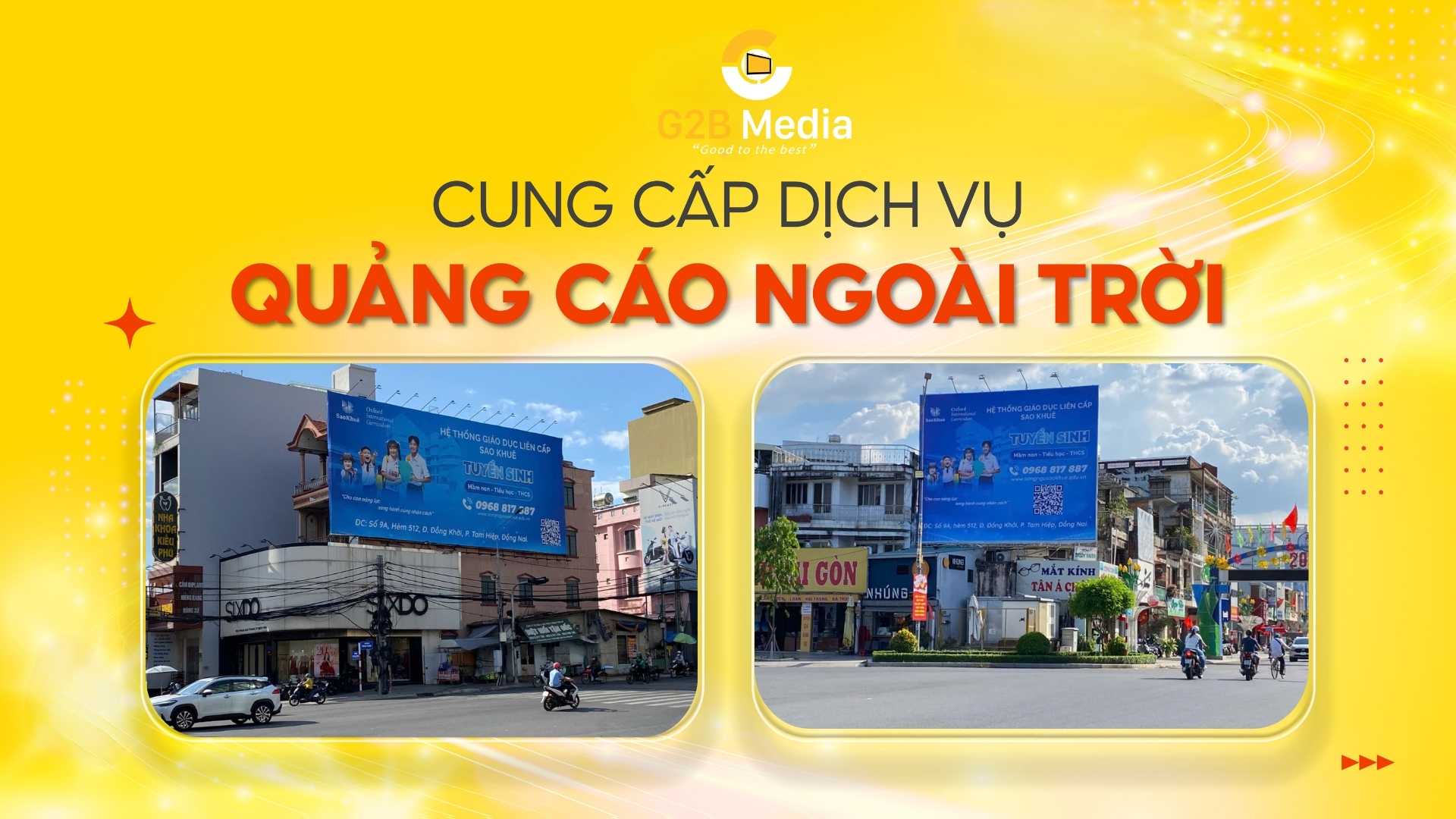 Pano là bảng quảng cáo tấm lớn được treo ở mặt tiền hoặc hai bên hông của các tòa nhà cao tầng.