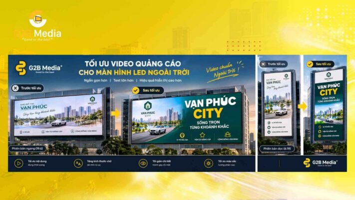 Tối ưu thiết kế chiến dịch Digital OOH Advertising.