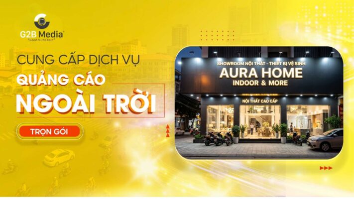 Thiết kế bảng hiệu cửa hàng mặt tiền bằng chất liệu Alu chữ nổi.